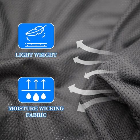 2 Yard - Black Breathable Polyester Micro Mesh Jersey Fabric - Sturdy Athletic Stretchy Mesh Fabric, Nice for Sewing Soccer and Basketball Sports Uniform in Saudi Arabia