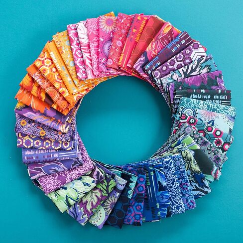 True Fabrics Solids Gemstones Precut Fabric (Half Yard Bundle) - 20 Pieces in 18" x 44" cuts in Saudi Arabia