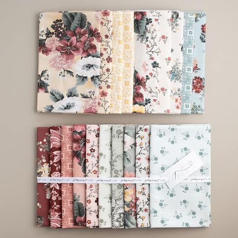 True Fabrics Solids Gemstones Precut Fabric (Half Yard Bundle) - 20 Pieces in 18" x 44" cuts in Saudi Arabia
