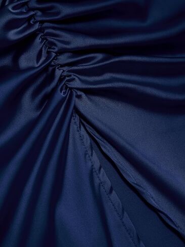 Illusion Ruched Midi Dress in Kuwait