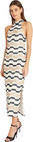 Donna Morgan Women's Mock Neck Halter Dress Event Party Date Guest of in Saudi Arabia