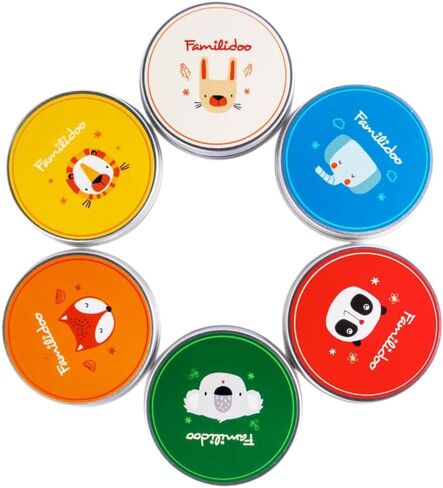 عجينة تشكيل فاميليدو - مجموعة DIY قابلة للتمدد وقابلة لإعادة الاستخدام وغير قابلة للتجفيف مع قوالب، هدايا فنية غير سامة للأولاد والبنات من سن 3 سنوات فما فوق، علبة مكونة من 6 ألوان in Kuwait