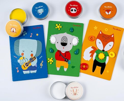 عجينة تشكيل فاميليدو - مجموعة DIY قابلة للتمدد وقابلة لإعادة الاستخدام وغير قابلة للتجفيف مع قوالب، هدايا فنية غير سامة للأولاد والبنات من سن 3 سنوات فما فوق، علبة مكونة من 6 ألوان in Kuwait