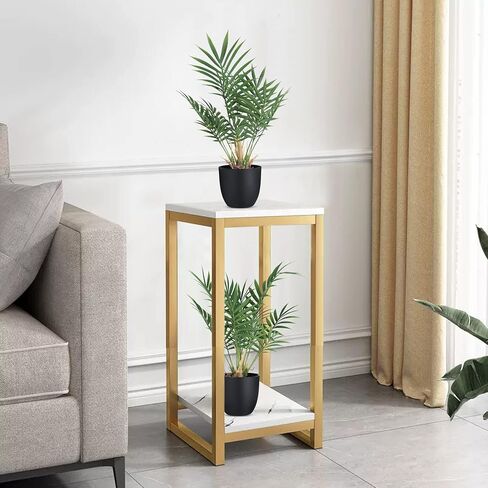 2 Pack Fake Plant with Pot 16" Desk Plant Artificial Potted Faux Plants for Office Desk Shelf Home Farmhouse Decor (Bamboo Leaf) in Saudi Arabia