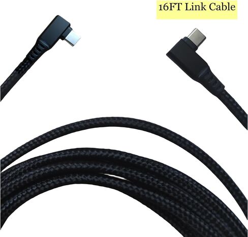 كابل شحن Taoke 5m/16ft Quest 2 Type-C إلى Type-C، كابل نقل بيانات USB-C إلى USB-C لسماعات Quest and Quest 2 وكمبيوتر الألعاب in Saudi Arabia