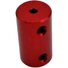 1pc D12L20 سبيكة الألومنيوم اقتران حمراء مرنة ثلاثية الأبعاد السهول مقرن محرك السائر (2 مم إلى 2 مم) in Kuwait