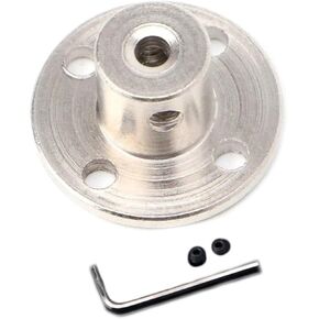 1pc Round 6mm Rigid Flange Coupling Motor Guide Shaft Coupler Motor Connector(6MM bore) in Saudi Arabia