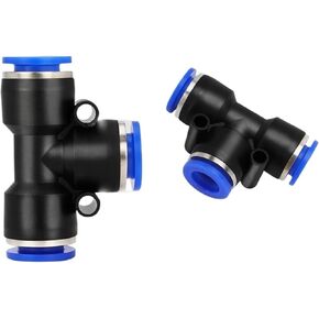 50pcs التركيبات الهوائية الموصل الموصل السريع موصل أنبوب هواء هوج بلاستيك PE PEG 4MM 6MM 8MM 10MM 12MM في (PE14) in Kuwait