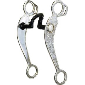 Reinsman 746e Pro Horseman California Stage D Curb Style Fearstrian Horse Bit مع 5 "لسان الحديد الحلو و 8 1/2" الخدين in Kuwait