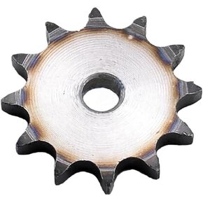 Industrial helical Gear 1pcs 12A Flat Chain Sprocket 10-25 Teeth Pitch 19.05mm A3 Steel Roller Industrial Drive Chain Sprocket Flat Sprocket (Size : 10 Teeth) in Kuwait