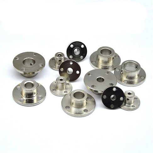 1pc Flange Shaft Support Inner Diameter 3mm to 14mm Guide Shaft Optical Shaft Rigid Flange Coupling(10mm bore) in Saudi Arabia