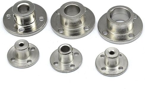 1pc Flange Shaft Support Inner Diameter 3mm to 14mm Guide Shaft Optical Shaft Rigid Flange Coupling(10mm bore) in Saudi Arabia