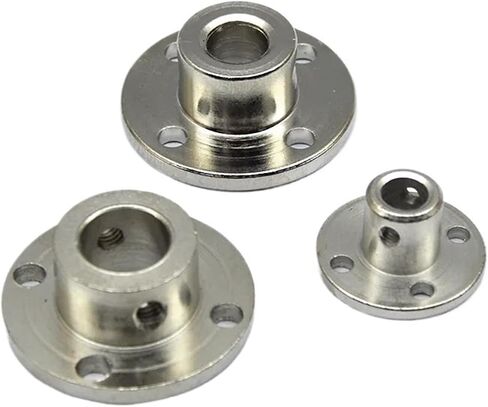 1pc Flange Shaft Support Inner Diameter 3mm to 14mm Guide Shaft Optical Shaft Rigid Flange Coupling(10mm bore) in Saudi Arabia