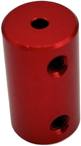 1pc D12L20 سبيكة الألومنيوم اقتران حمراء مرنة ثلاثية الأبعاد السهول مقرن محرك السائر (2 مم إلى 2 مم) in Kuwait