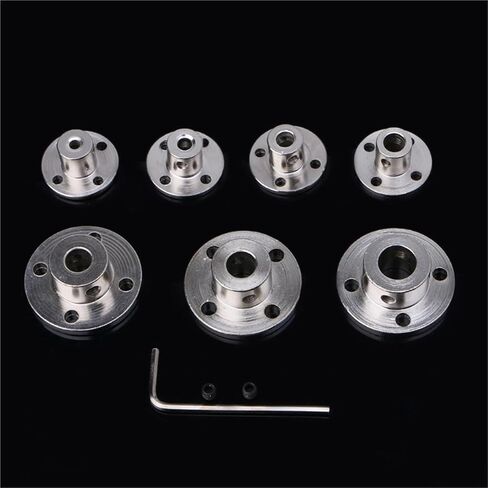 1pc round 6mm شفة الصلابة دليل محرك دليل موصل محرك مقرنة (6 مم تجويف) in Saudi Arabia