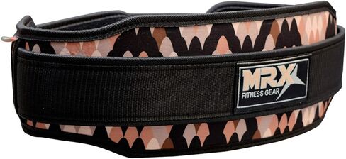 MRX Weight Lifting Belt with Double Back Support Gym Training 5" Wide Belts 11 Colors in Saudi Arabia