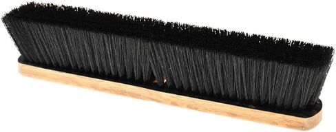 PRO SOURCE 18" Push Broom Head: Poly Bristles, Threaded Wood Block in Saudi Arabia