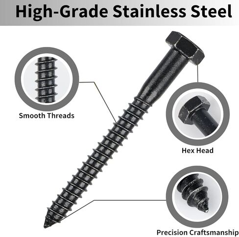 Party Animal 1/4 × 1 Lag Shield 10pcs مرساة درع التوسع مع مسامير تأخر رأس السداسي 1/4 × 1-14 "10pcs in Kuwait