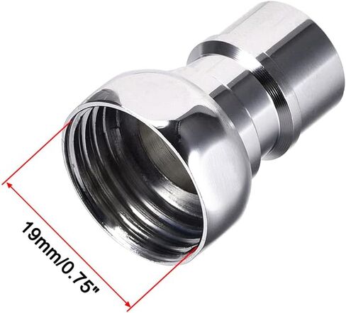 uxcell brass faucet Tap Quick Connector G1/2 thread thread hose pipe socket محول تركيب غسالة غسالة الصحون 3pcs in Saudi Arabia