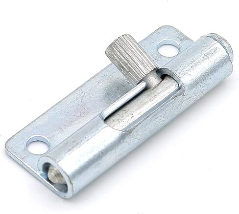 Hardware Carbon Steel Spring Loaded Heavy Duty Sliding Bolt Lock Latch Barrel Bolt Latch 1Pcs(45mm Left) in Saudi Arabia