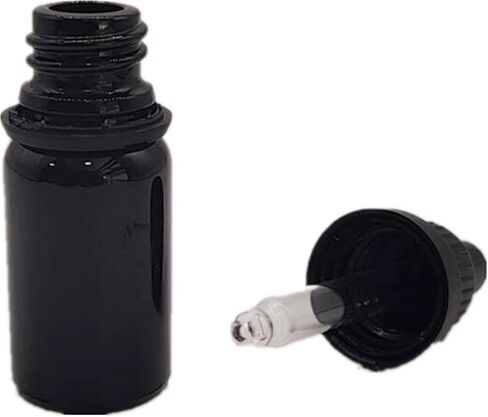 24pcs 10 مل زجاجة زيت الزجاج الأساسي ، فالاس صغير من قطار العين الصغيرة ، جرة جوهر المصل ، حاوية إسقاط السفر (0.34 أوقية) (واضح) in Kuwait