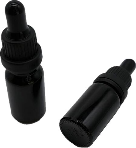 24pcs 10 مل زجاجة زيت الزجاج الأساسي ، فالاس صغير من قطار العين الصغيرة ، جرة جوهر المصل ، حاوية إسقاط السفر (0.34 أوقية) (واضح) in Kuwait