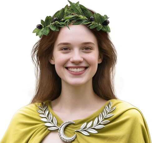 MOSTORY Greek Leaf Laurel Crown - Woodland Roman Goddess Crown for Toga Costume Accessories LARP Royal Outfit Renaissance in Saudi Arabia