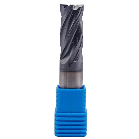 High Performance Solid Carbide End Mill - AlTiN Coated, Variable Helix, 4 Flute, Variable Geometry, 3/4" Cutting Diameter, 3/4" Shank Diameter, 1-3/4" Length of Cut, 4" Overall Length, Square End in Saudi Arabia
