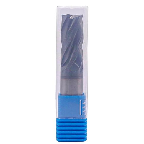 High Performance Solid Carbide End Mill - AlTiN Coated, Variable Helix, 4 Flute, Variable Geometry, 3/4" Cutting Diameter, 3/4" Shank Diameter, 1-3/4" Length of Cut, 4" Overall Length, Square End in Saudi Arabia