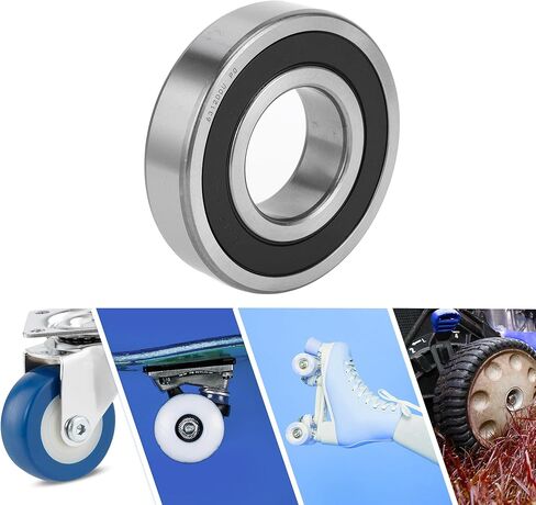 ACROPIX 6312DDU Deep Groove Ball Bearings P0 60x130x31mm Lubricated Bearings Double Rubber Seal Black Silver Tone Scooter Skateboard Wheel in Saudi Arabia