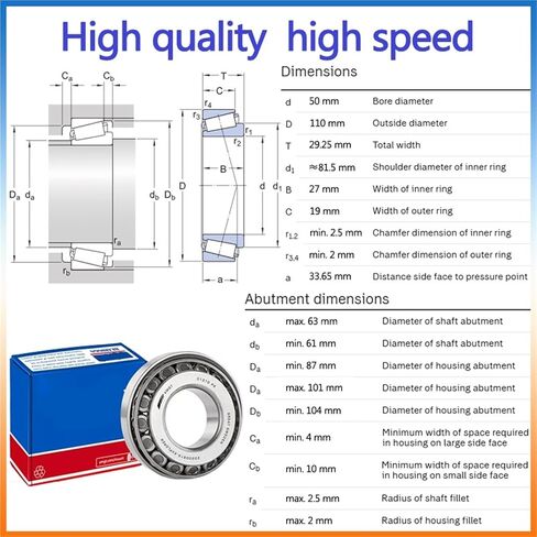 1Pcs Bearing 32212 31310 Tapering Bearing(32212P5) in Saudi Arabia
