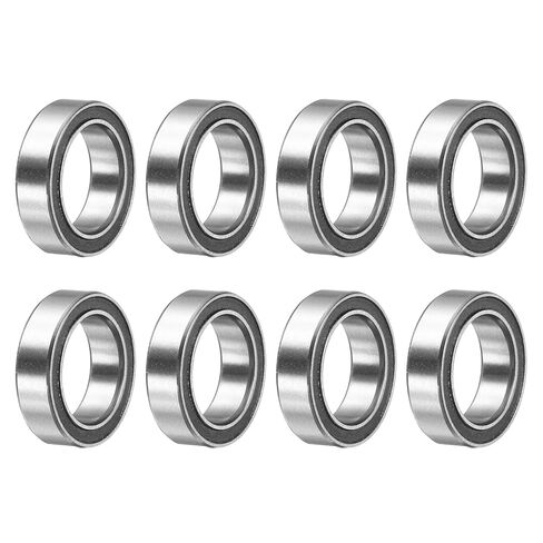 UXCELL 8PCS 6703-2RS BELL GROOVE BALL BELINGS 17X23X4MM MENTER BEARING DUBLE SELEDED PRESICIONS ، P6 (ABEC3) in Saudi Arabia