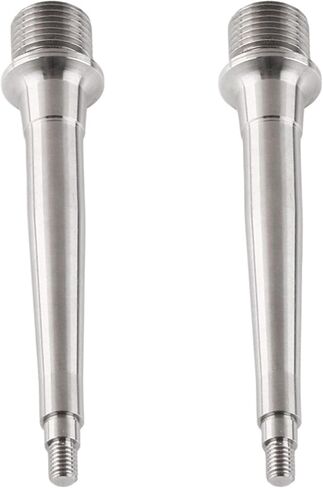 2pcs 93mm التيتانيوم/Ti مغزل/محاور دواسات عمود القدم المحاور التي تحمل سماء دواسة التيتانيوم سبيكة التيتانيوم in Saudi Arabia