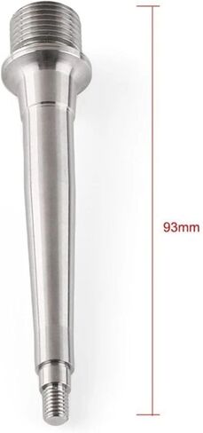 2pcs 93mm التيتانيوم/Ti مغزل/محاور دواسات عمود القدم المحاور التي تحمل سماء دواسة التيتانيوم سبيكة التيتانيوم in Saudi Arabia