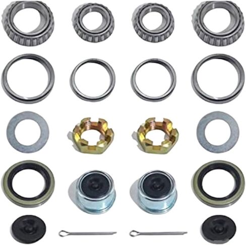 1 1/16" to 1 3/8" Axles Trailer Wheel Hub Bearings L68149 L68111 L44649 L44610 171255TB Seal Dust Cover Cotter Pin L9BC in Saudi Arabia