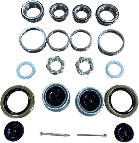 1 1/16" to 1 3/8" Axles Trailer Wheel Hub Bearings L68149 L68111 L44649 L44610 171255TB Seal Dust Cover Cotter Pin L9BC in Saudi Arabia