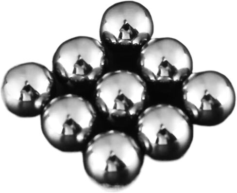 200PCS 6.35mm G10 Steel Balls - Industrial Grade for Bearings & Slingshot Ammo in Saudi Arabia