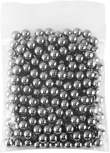 200PCS 6.35mm G10 Steel Balls - Industrial Grade for Bearings & Slingshot Ammo in Saudi Arabia