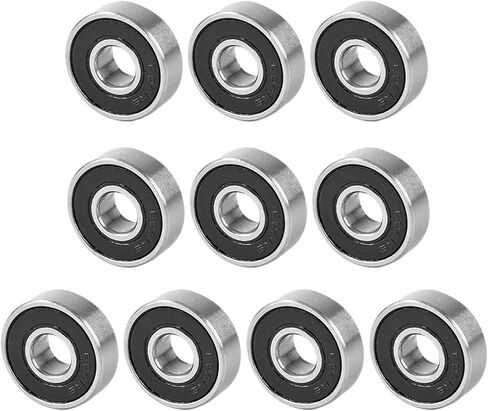 10pcs/Set 608-2RS Inline Skates Bearings Anti-Rust Scooters Bearings Deep Groove Multi-Function Durable for Roller Blade Skates in Saudi Arabia