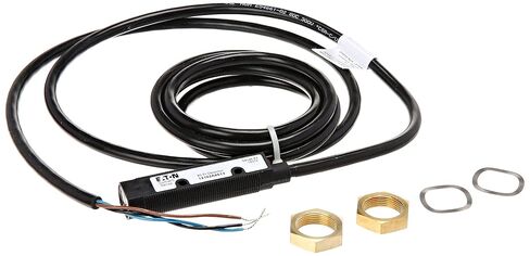 Eaton 12102A6513 Comet Series Photoelectric Sensor, Thru-Beam Mode, VMOS/NPN 300mA Output Type, 65ft Cable Connection, 80ft Range, 15-30 VDC/20-264 VAC Input Voltage in Saudi Arabia
