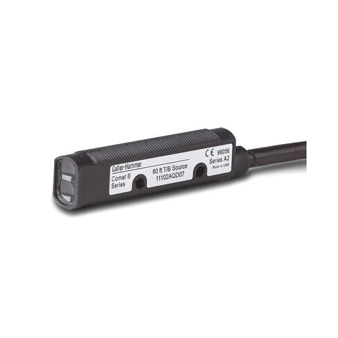 Eaton 11102A6513 Comet Series Photoelectric Sensor, Thru-Beam Mode, 65ft Cable Connection, 80ft Range, 15-30 VDC/20-264 VAC Input Voltage in Saudi Arabia