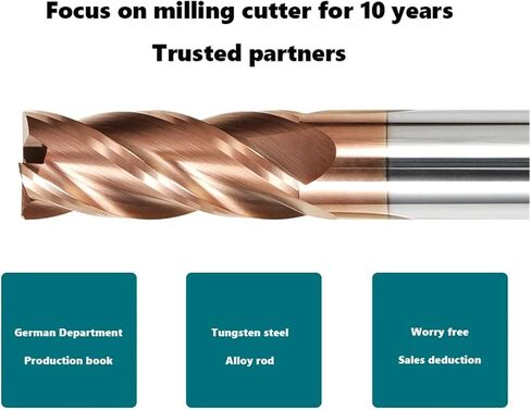 HRC55 زاوية دائرة نصف قطرها نهاية طاحونة Tungsten Carbide الصلب CNC Milling Cutter Tool 4 Flutes Cutter DEG R0.2 R0.5 R1 ROUTER METAL (12R0.5X12X150) in Saudi Arabia