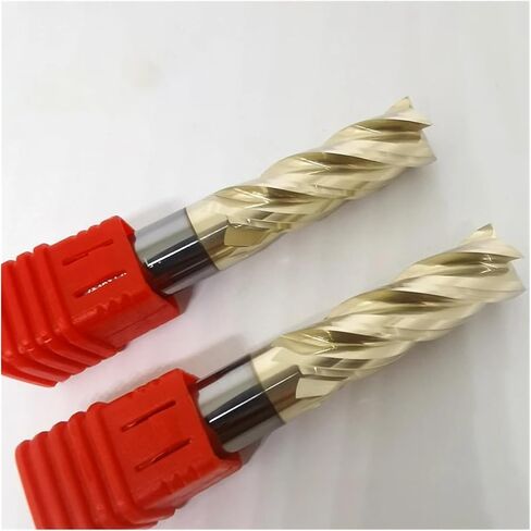 HRC68 4 Flutes Tungsten Steel Milling Cutter Titanium Coating Router Bit Machine Milling Cutter Tools CNC Carbide End Mills(12X45X12X100) in Saudi Arabia