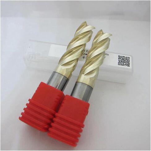 HRC68 4 Flutes Tungsten Steel Milling Cutter Titanium Coating Router Bit Machine Milling Cutter Tools CNC Carbide End Mills(12X45X12X100) in Saudi Arabia