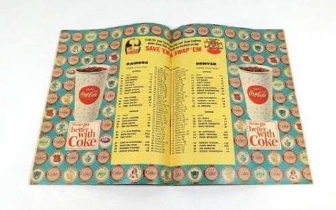 1965 Denver Broncos at Oakland Raiders AFL Football Program 12-5-65 - NFL Programs in Saudi Arabia