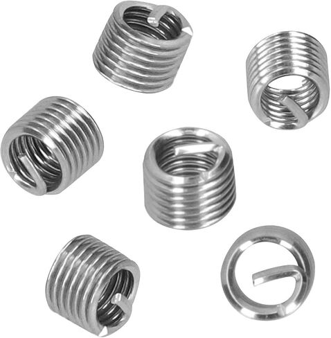 100Pcs Stainless Steel Thread Inserts Male Female Repair Tool M6x1 (3D) in Saudi Arabia
