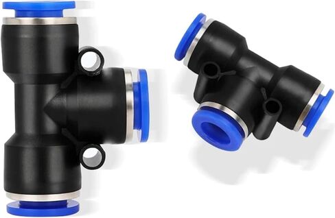 50pcs التركيبات الهوائية الموصل الموصل السريع موصل أنبوب هواء هوج بلاستيك PE PEG 4MM 6MM 8MM 10MM 12MM في (PE14) in Kuwait