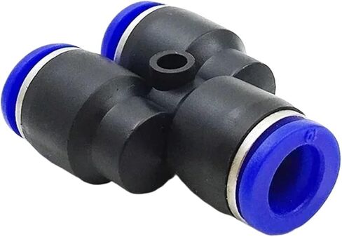 20pcs Py PW Air Connectors 4 6 8 10 12mm pneumatic Fitting Quick Connect Tee 3way 3way Plity Blasty Birm Mipe Connector (PY-12) in Saudi Arabia