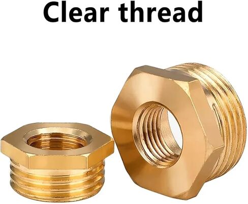 20pcs Brass 1/8 1/4 3/8 1/2 أنثى إلى الذكور السدقية السدقية السدقية انخفاض أنابيب النحاس موصل محول غاز المياه (F 03 إلى M 04) in Kuwait