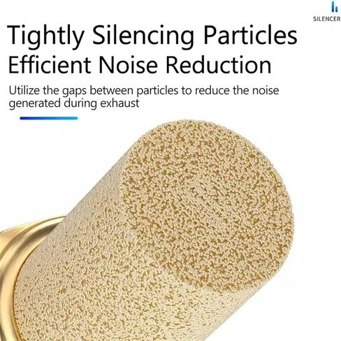 10pcs كاتم الصوت العادم الهوائي M5 1/8 1/4 3/8 1/2 3/4 خيط ذكر لضوضاء الهواء النحاس القابل للتعديل BSL SLM SLL (SLL-04) in Kuwait